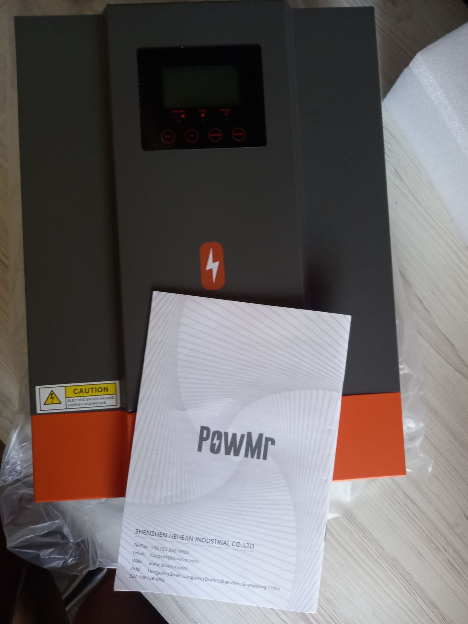 Гібридний інвертор PowMr Solar 3000W POW-HVM3.2H-24V-N, 24 В, 3000 Вт