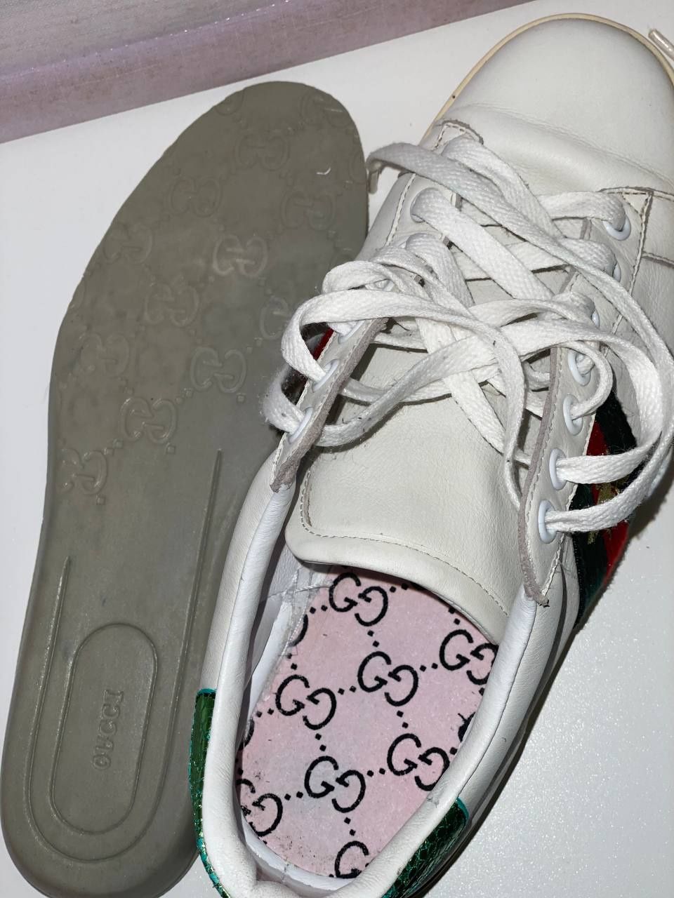 Кеди Gucci ace орігінальні