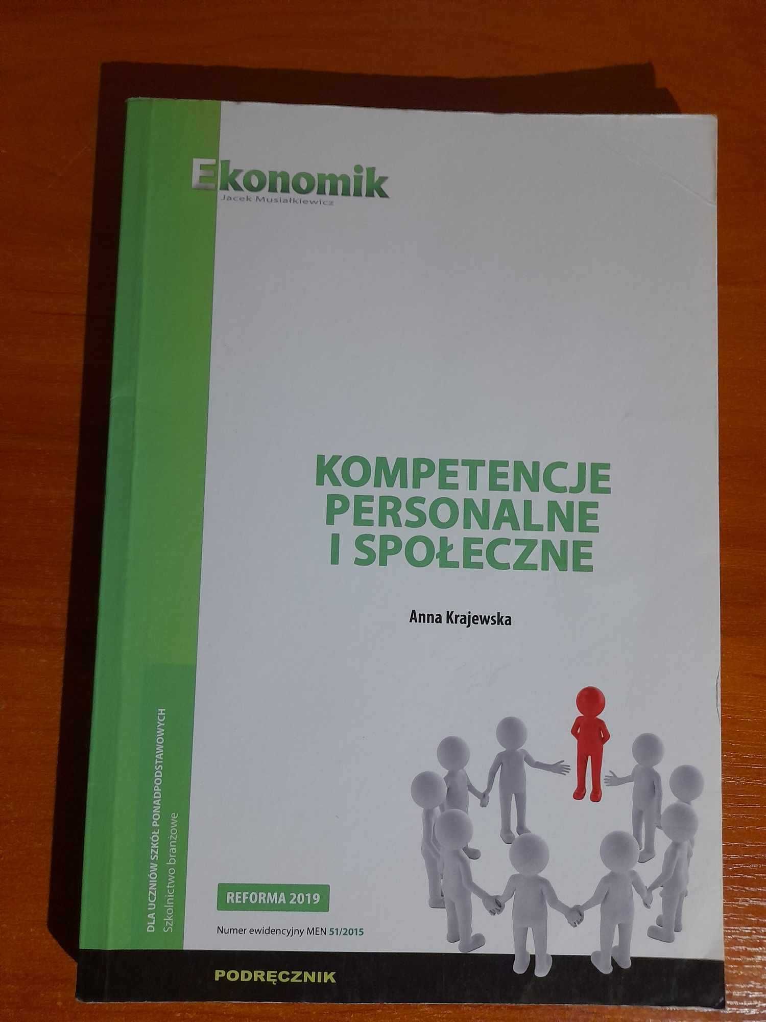 Książka do kompetencji personalnych i społecznych od ekonomik