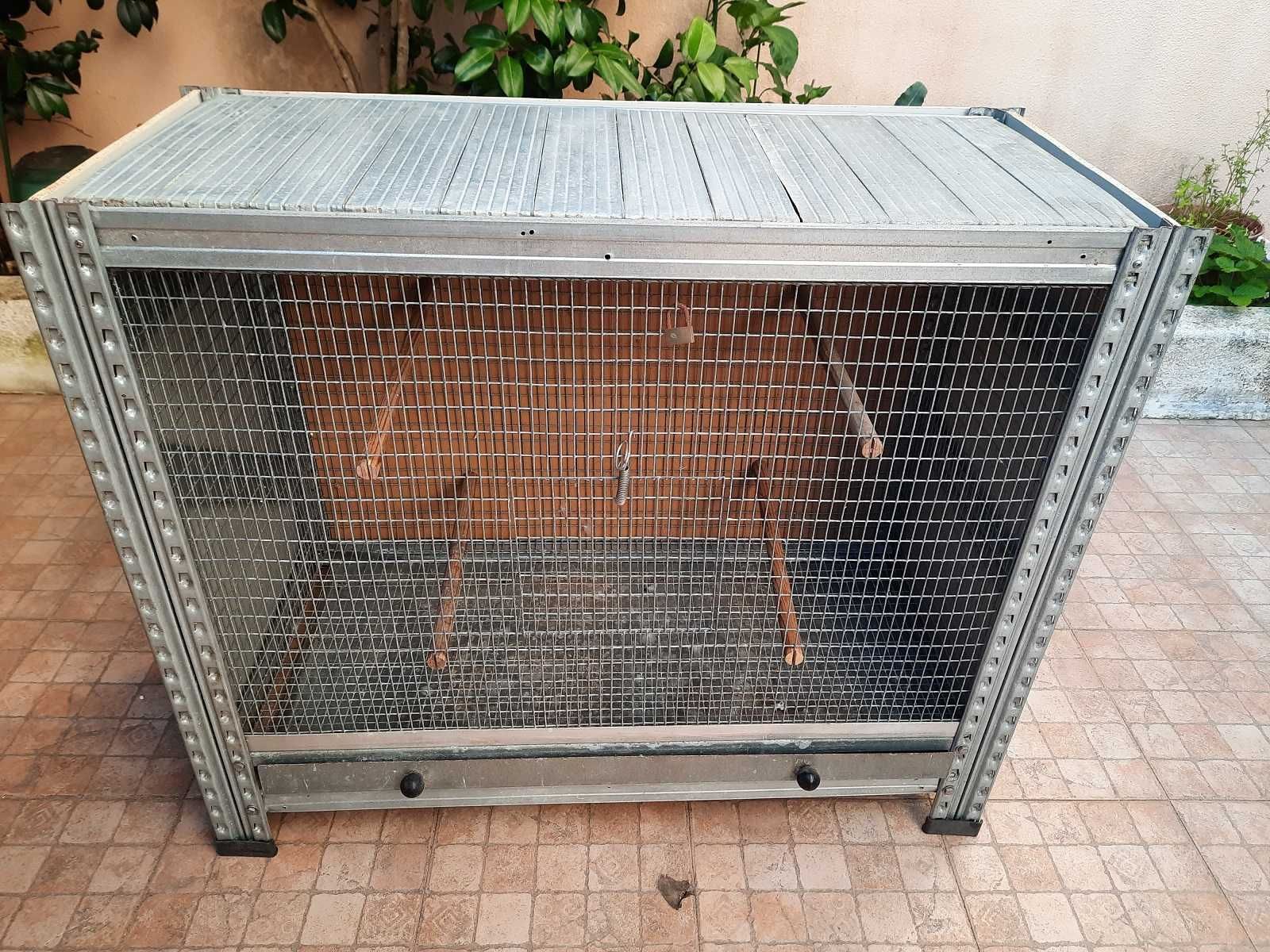 Gaiolas galvanizadas para Psitacídeos