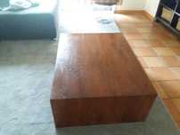 Mesa sala estar em mafeira maciça
