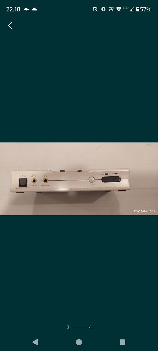 Creative Labs Live! 24-bitowy zewnętrzny sound blaster model SB0490