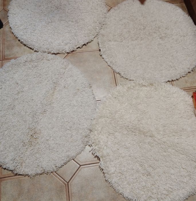 Коврик круглый лохматый Германия