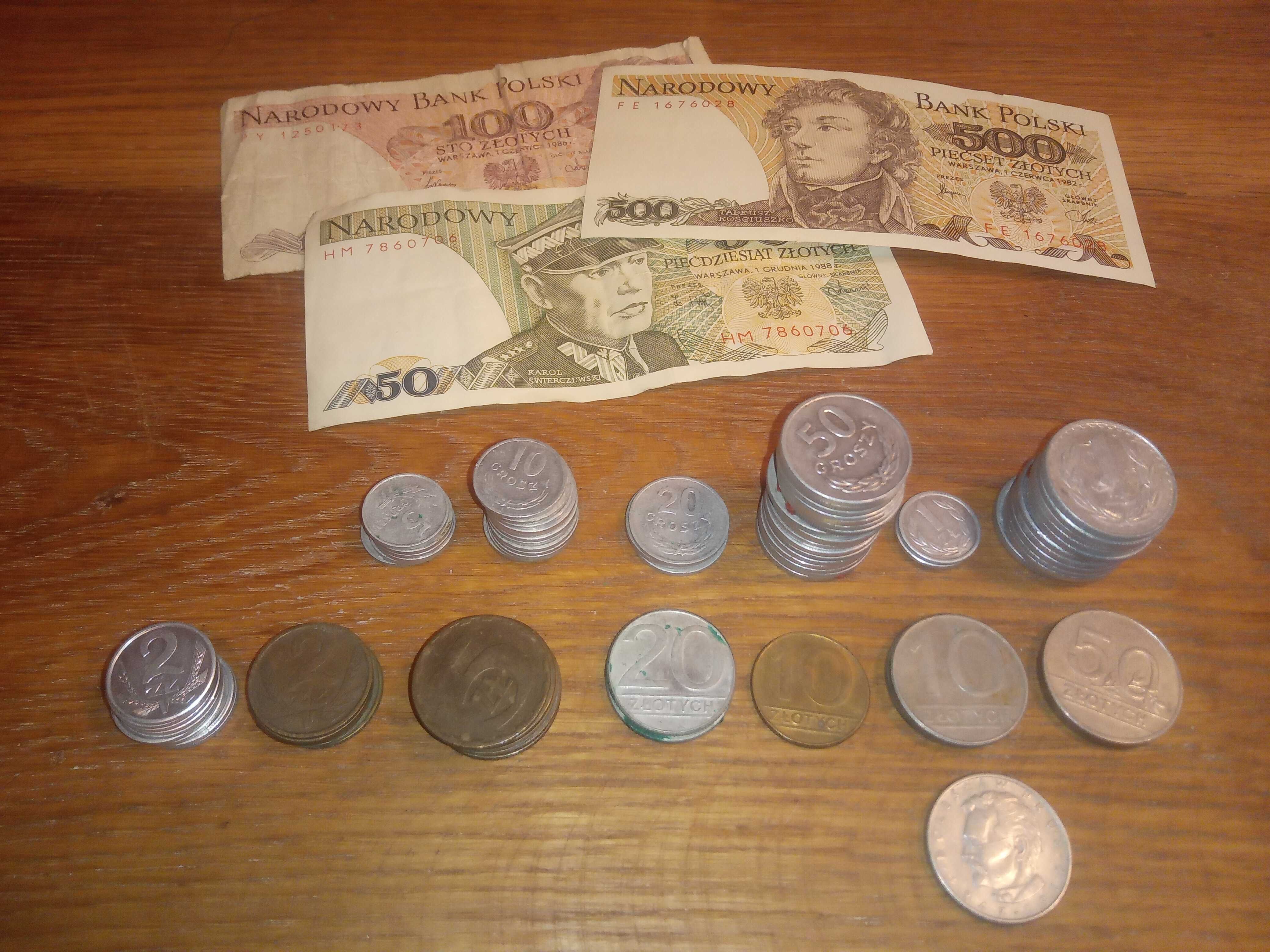 Zbiór monet z PRL + gratis banknoty