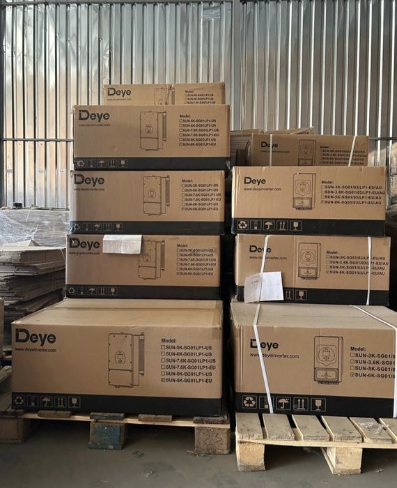 Гібридний інвертор 5 кВт, 6 кВт, 8 кВт, 10 кВт, 20 кВт Deye