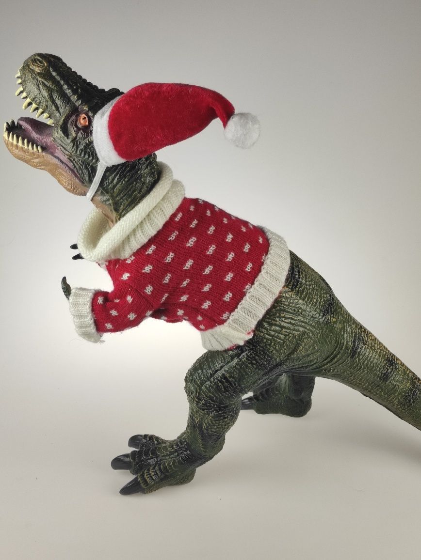 Santasaur Mikołaj Dinozaur, T Rex, Tyranozaur | Ozdoba świąteczna