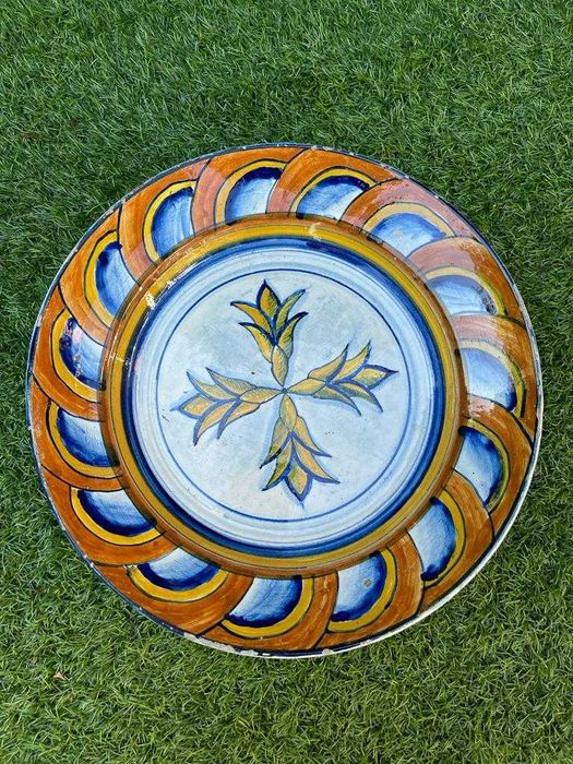 Prato Falante em Faiança Fabrico do Cavaco