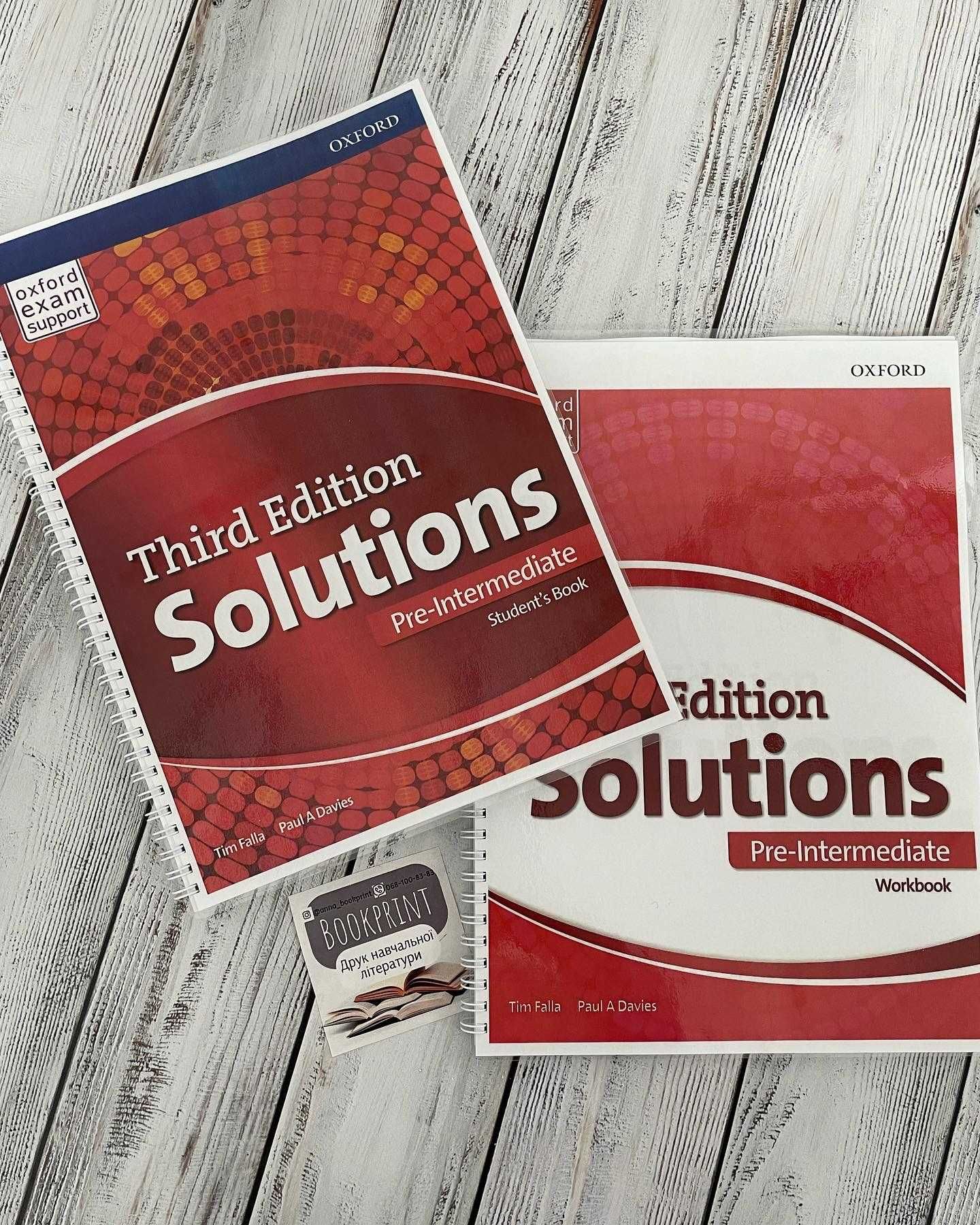 Solutions 3rd edition БУДЬ-ЯКИЙ РІВЕНЬ книга+зошит+АУДІО