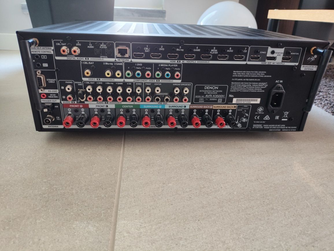 Amplificador Integrado DENON AVR 3500H