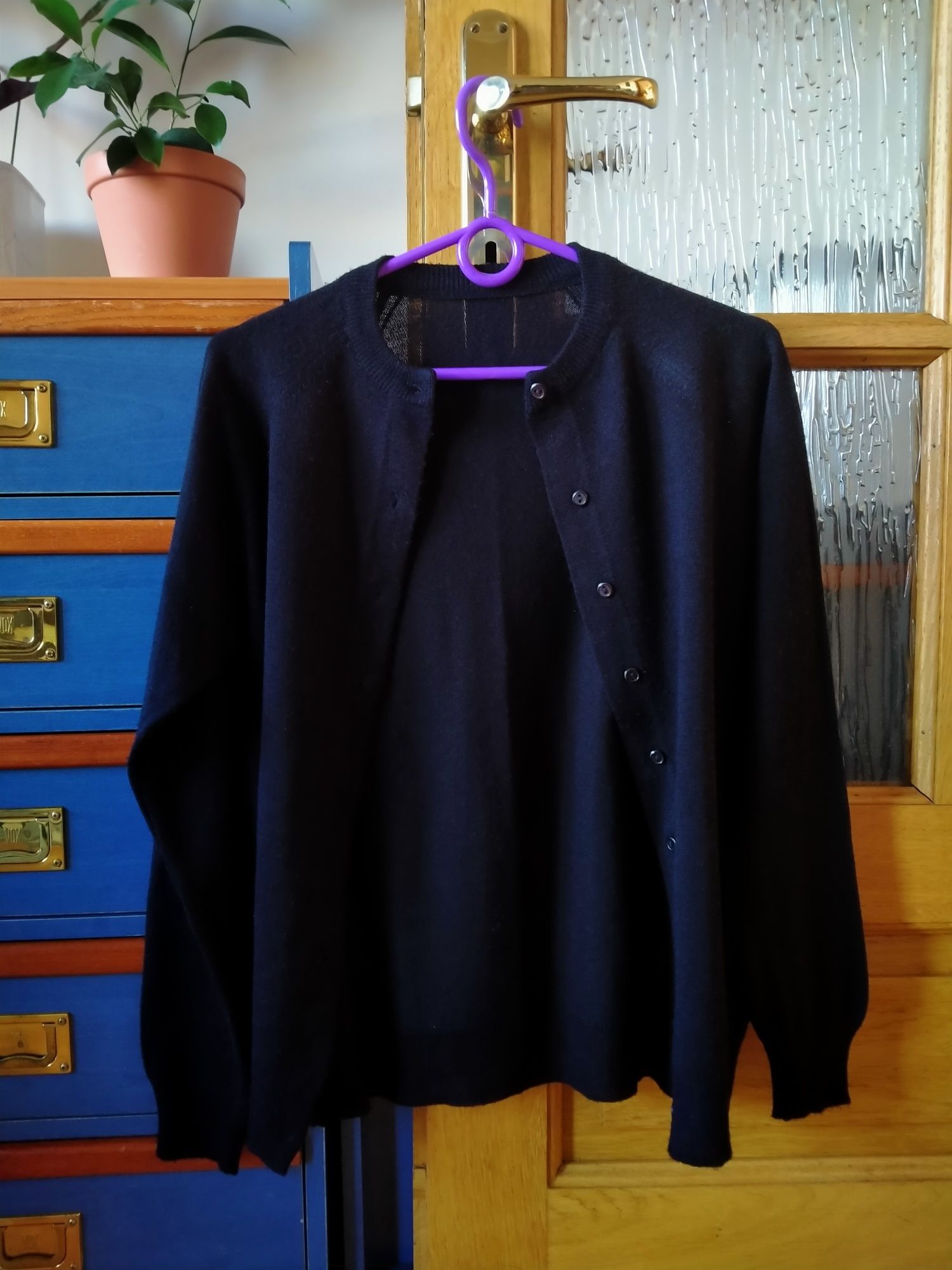 Sweter damski rozpinany M True Vintage