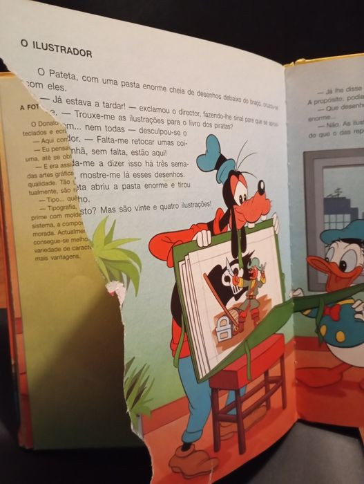 Livro "Pato Donald escritor"