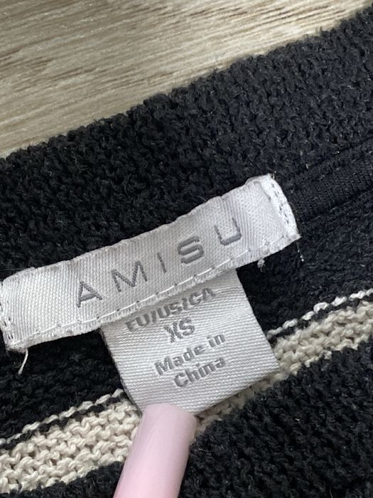 кофта укорочена в полоску, чорно біла