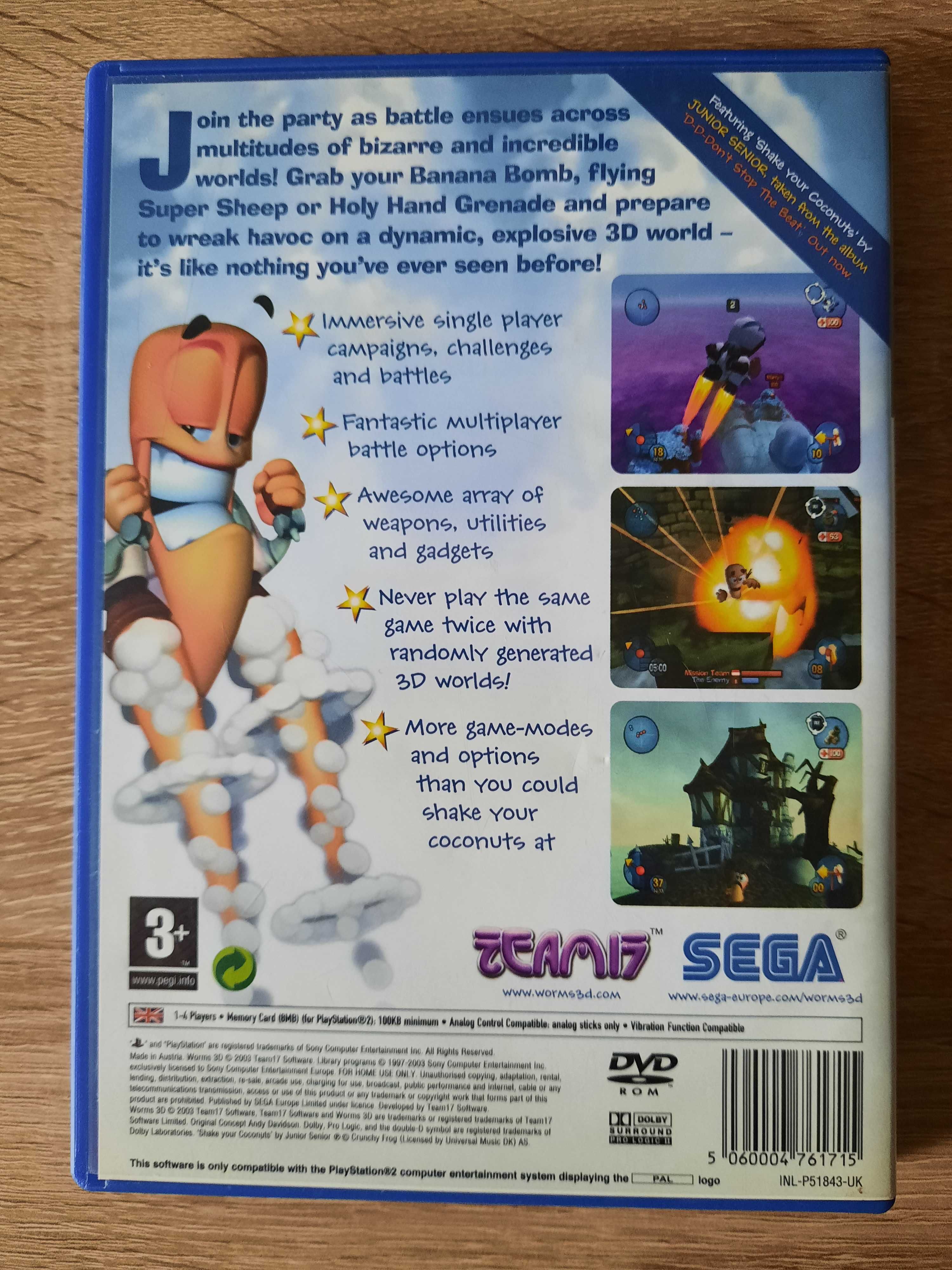 Worms 3D gra na konsolę PS2