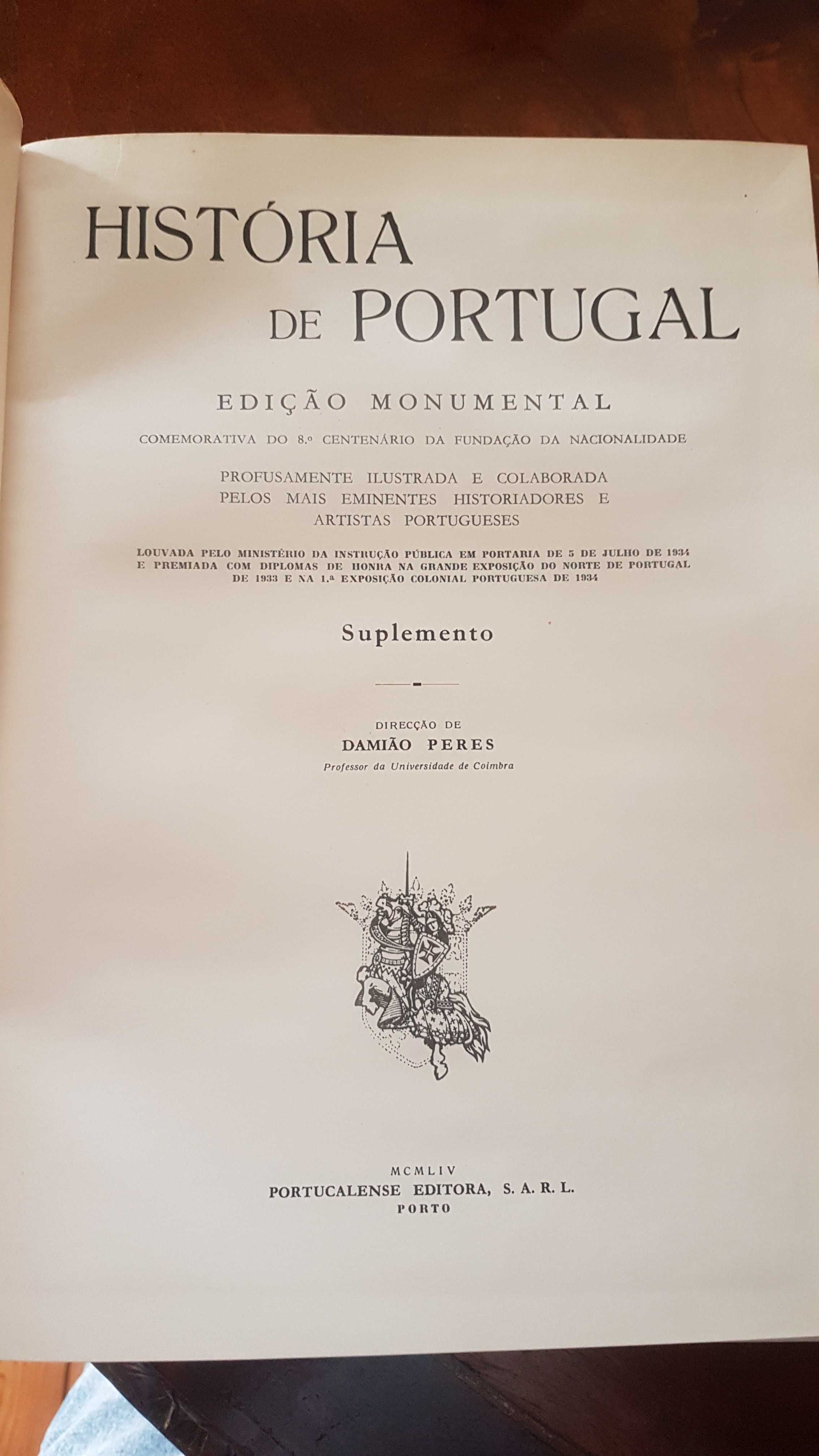 História de Portugal - Edição Monumental da Portucalense Editora