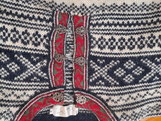 sweter 100% wełna tyrolski