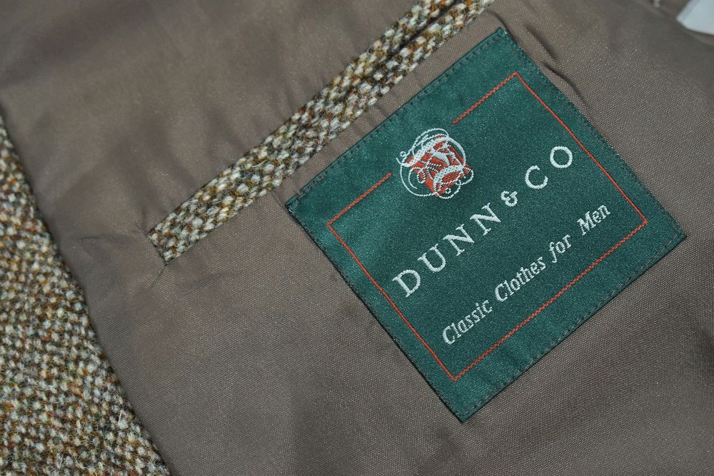 Dunn &Amp; Co Harris Tweed Wełniana Marynarka Męska 42 S