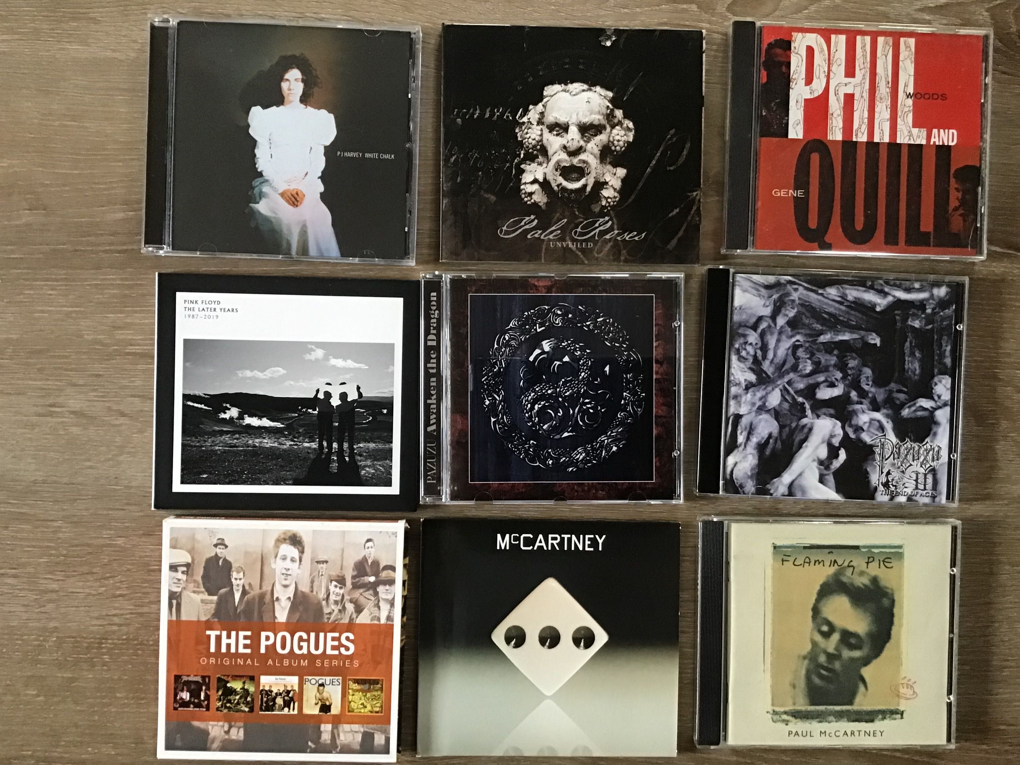 CDs rock, pop,metal baratos.    O+P