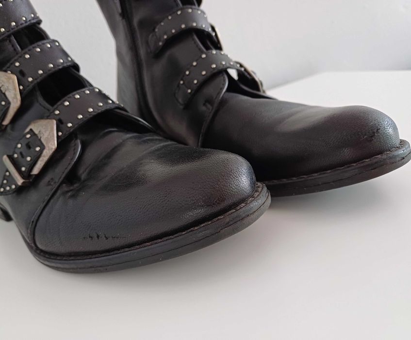 Czarne buty damskie Anna Field rozmiar 37 na zamek botki na jesień