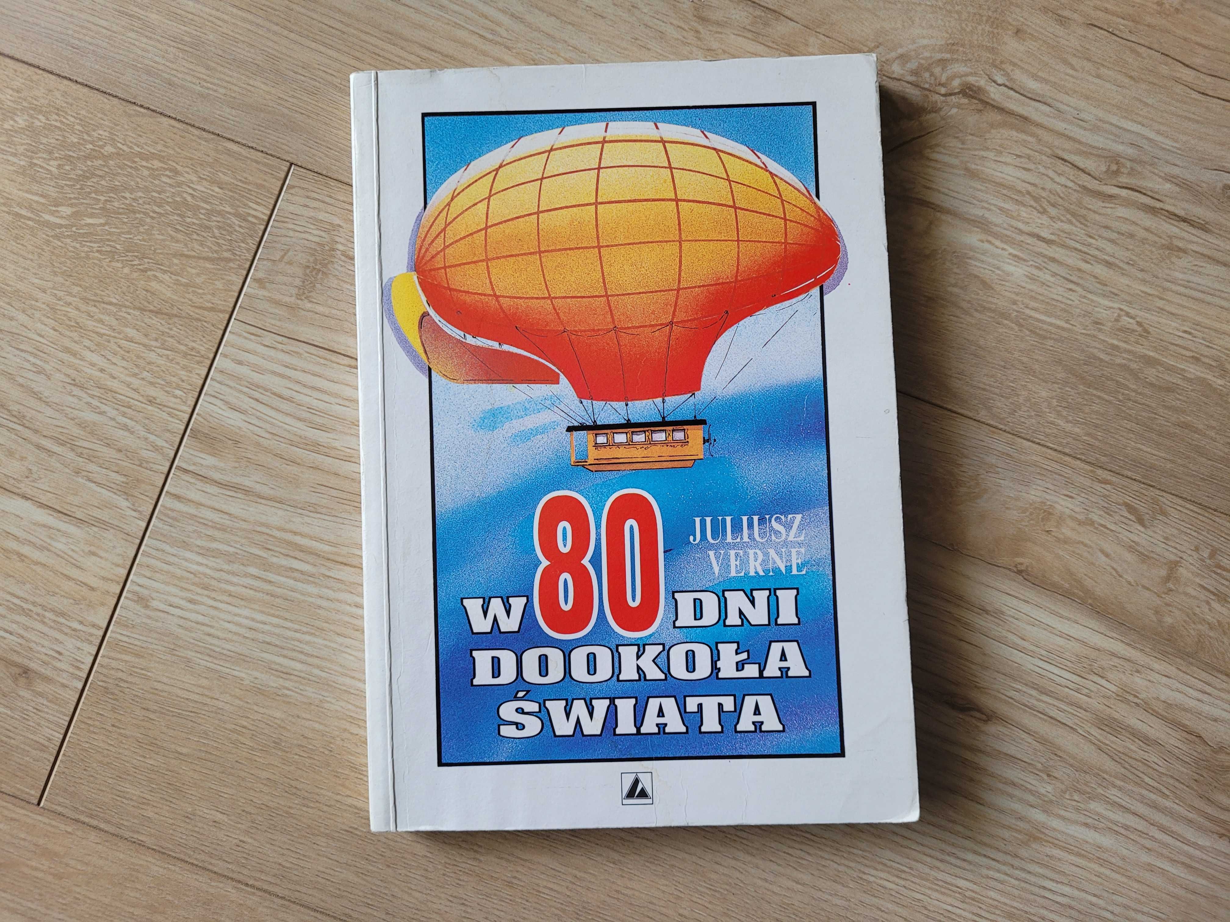 W 80 dni dookoła świata - Juliusz Verne - wydanie 1992 r.