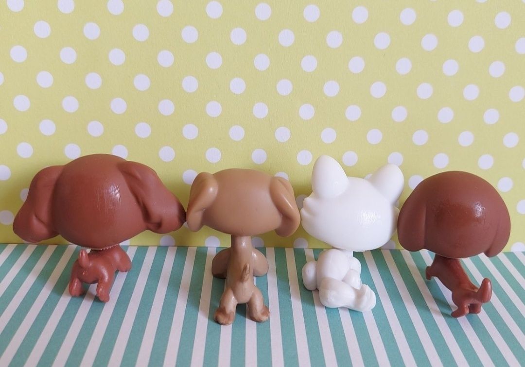 Littlest Pet Shop LPS zestaw psy i kot