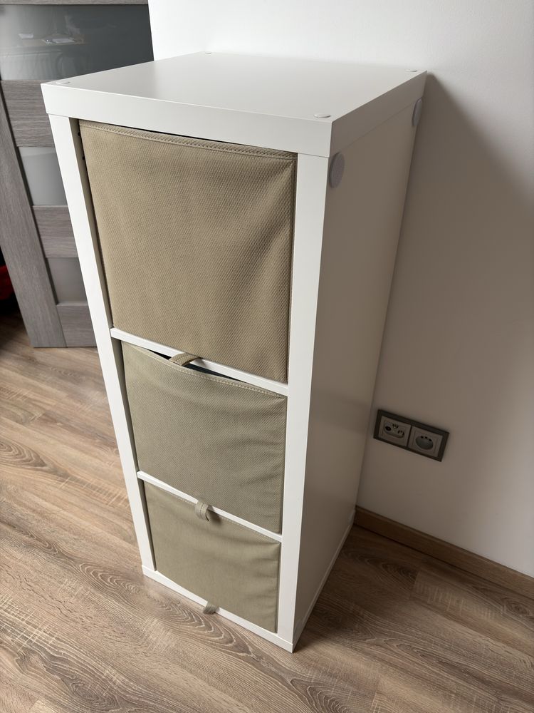 Ikea Kallax z wkladami 2 szt