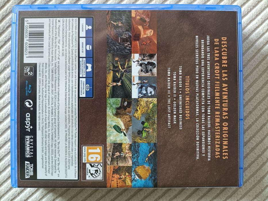 Tomb Raider I–II–III Remastered Novo nunca usado