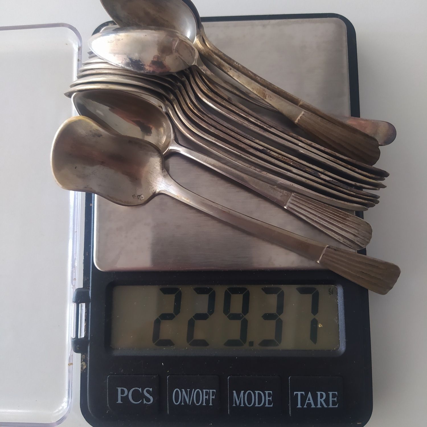 Conjunto de colheres de Chá em prata