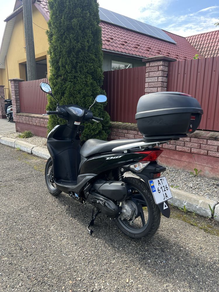 Скутер Honda Dio 110 на документах