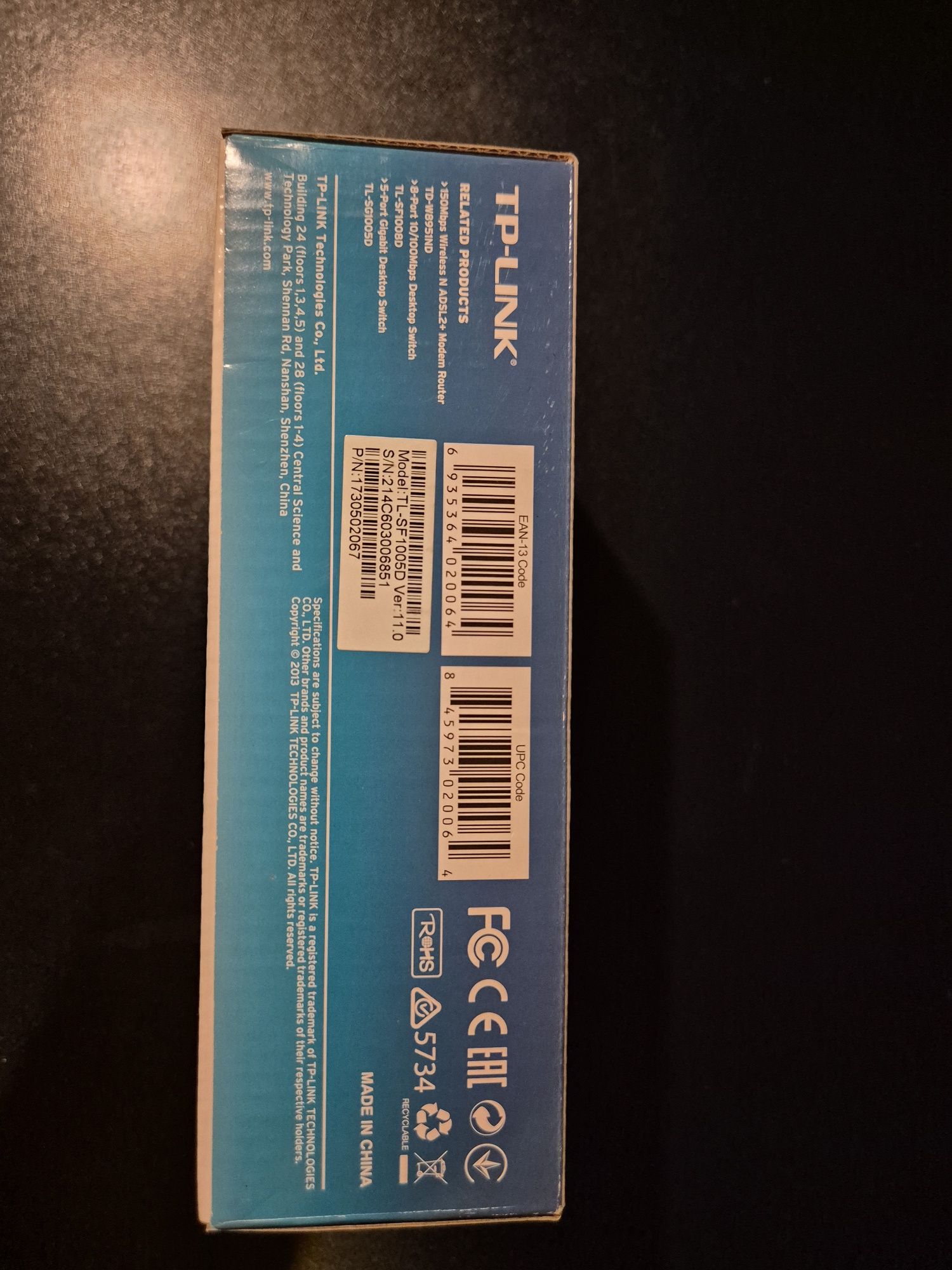 Switch tp link TL-SF1005D