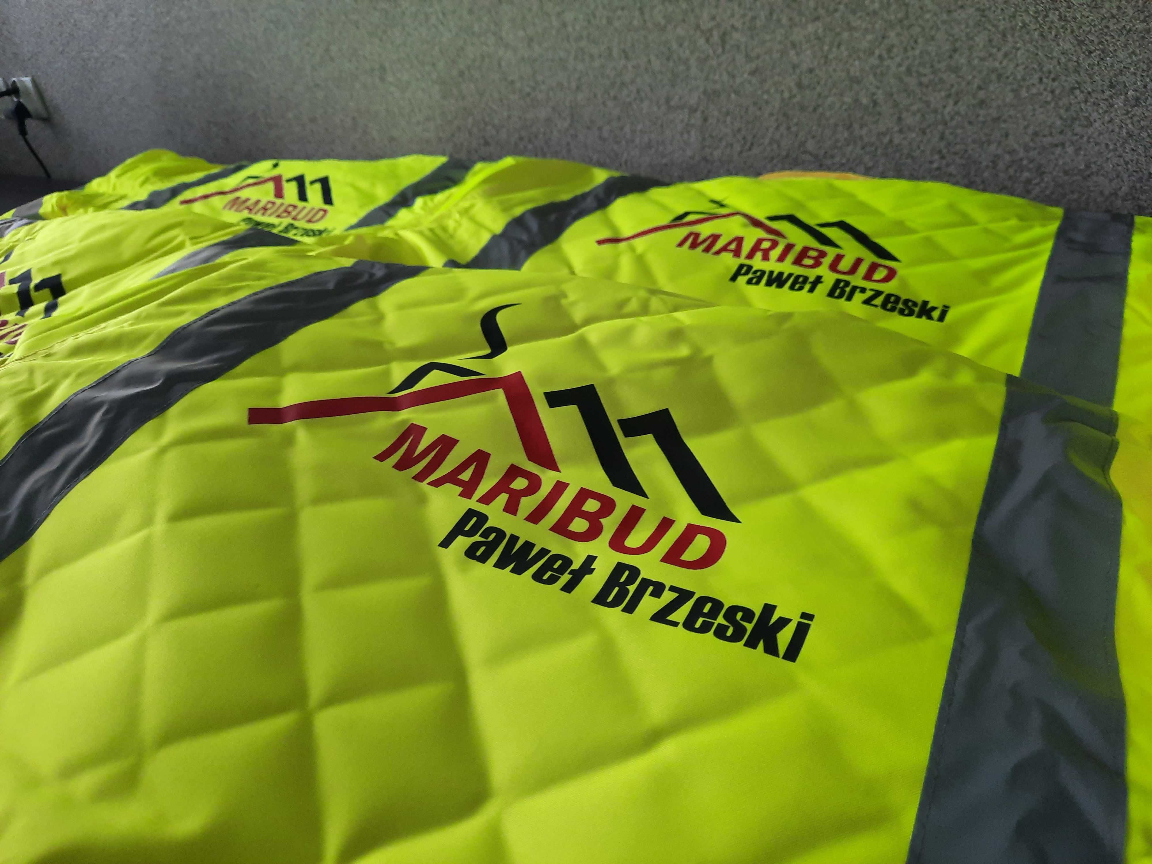 koszulka robocza z nadrukiem firmowym