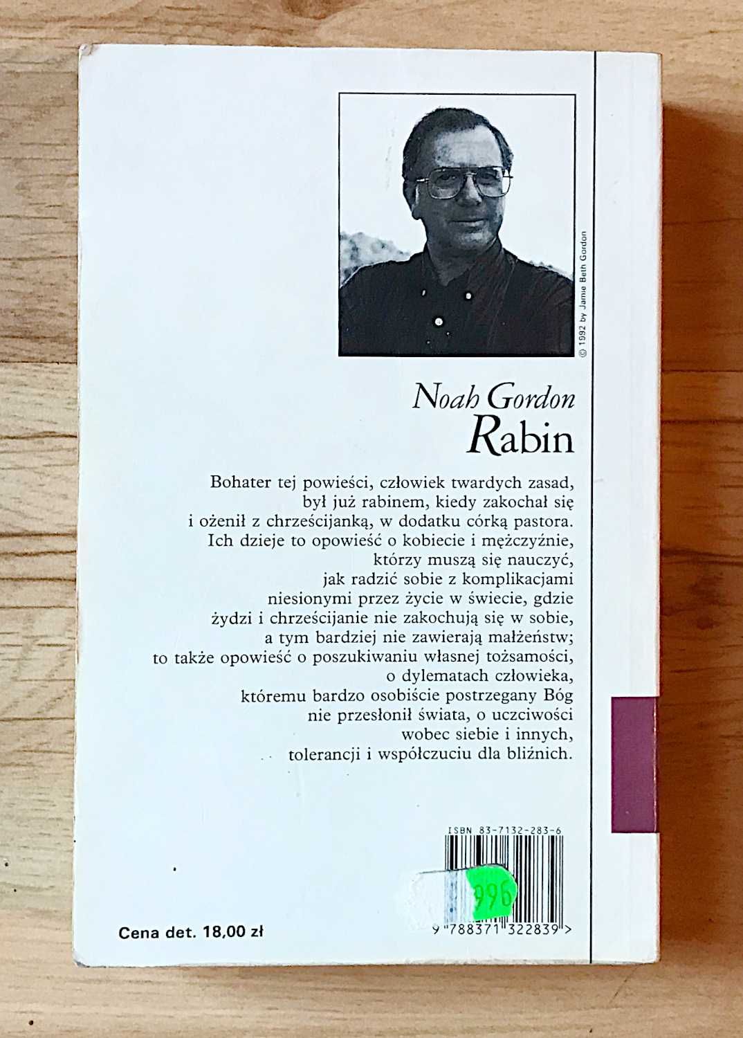 Judaica Noah Gordon Rabin i Medicus z Saragossy kpl 2 +