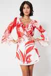 Vestido patinadora Guess by Marciano Vermelho