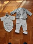 Balumi eryk 68 komplet do chrztu, chrzest, chrzciny, body, 62, 64, 66