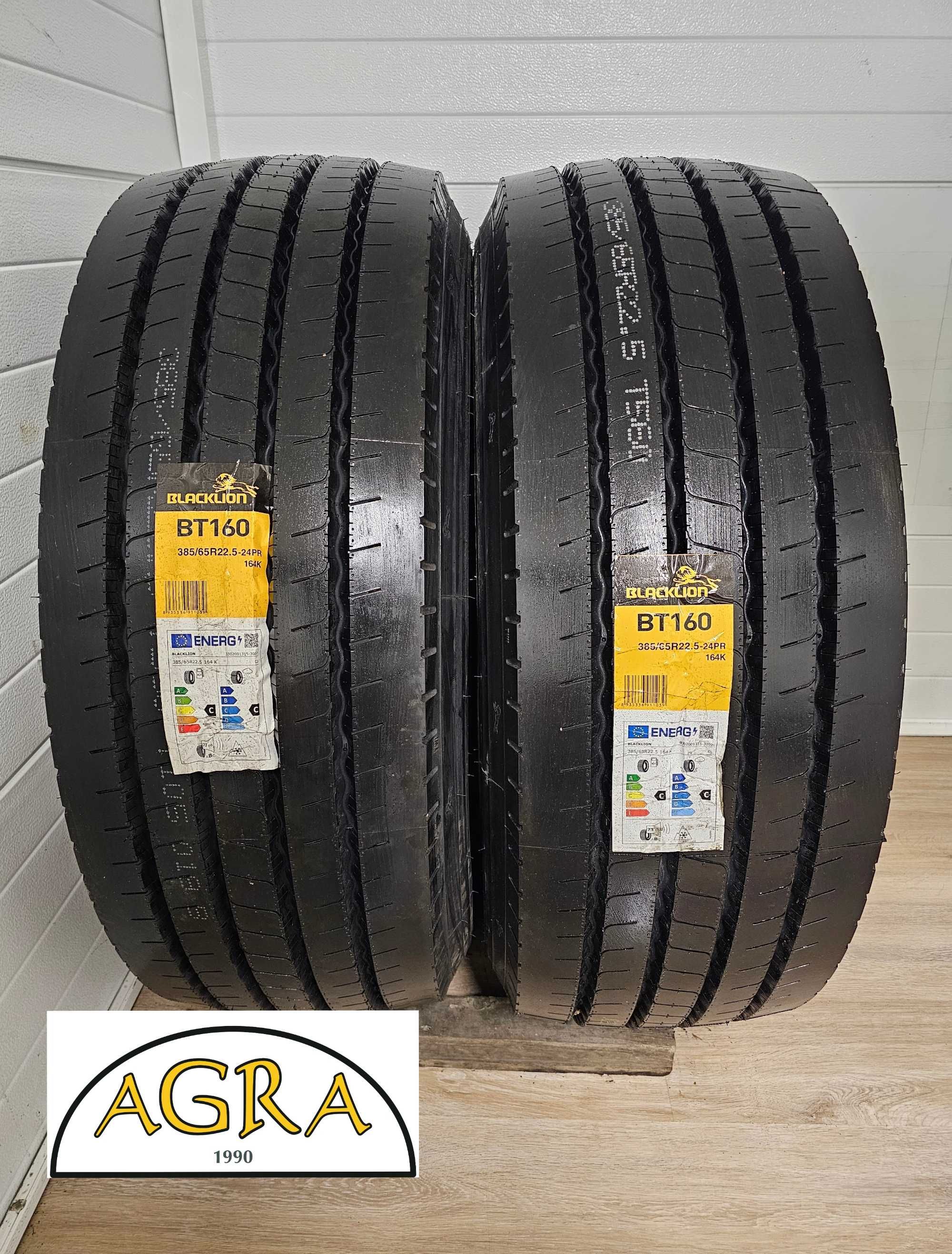 385/65R22.5 (1230netto) BLACK LION  opona NOWA przód 24PR  BLACKLION