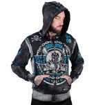 Флисовая толстовка с капюшоном Wornstar  XXL