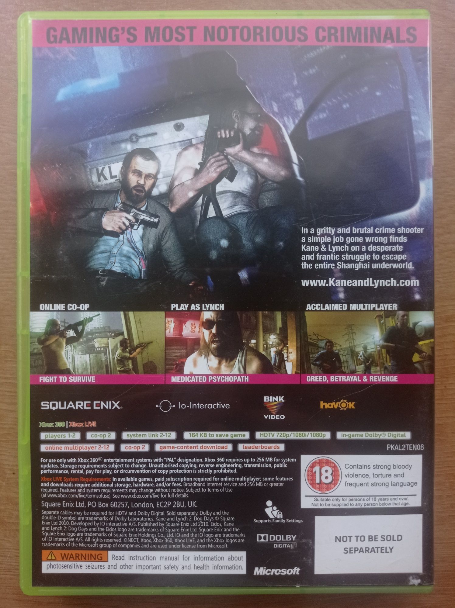Xbox 360 Kayne and Lych 2 Dog Days