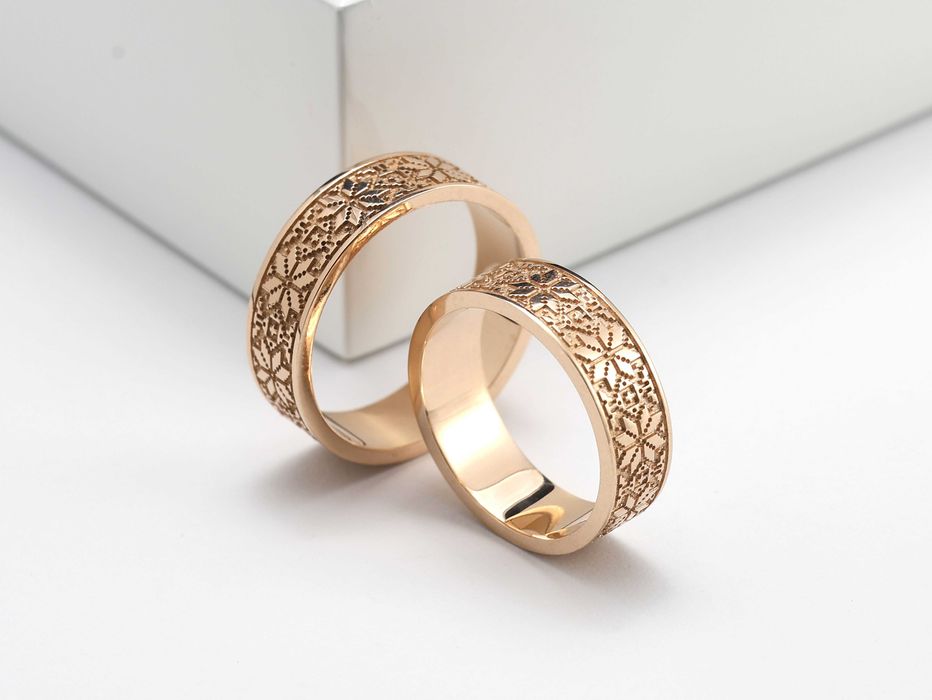 Золоті обручки 585 проби (на замовлення)