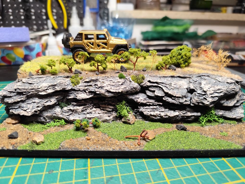 Diorama/makieta "Offroad" dla modeli w skali 1/64