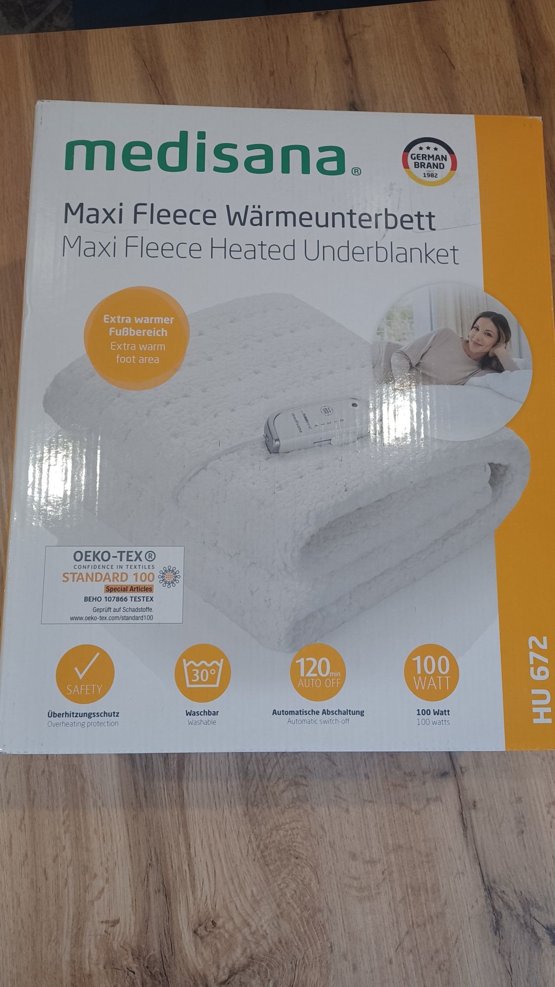 Medisana HU 672 Puszysty podgrzewany koc prześcieradło, 150 x 80 cm,