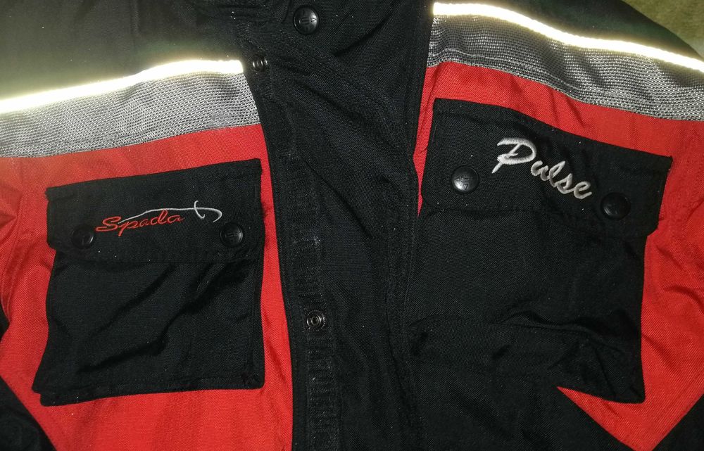 Мотокуртка текстильна SPADA CORDURA, розмір S; Мотоперчатки NEVIGA
