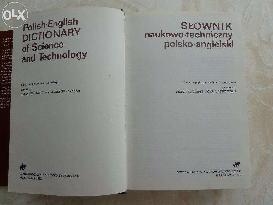 Słownik naukowo-techniczny polsko-angielski