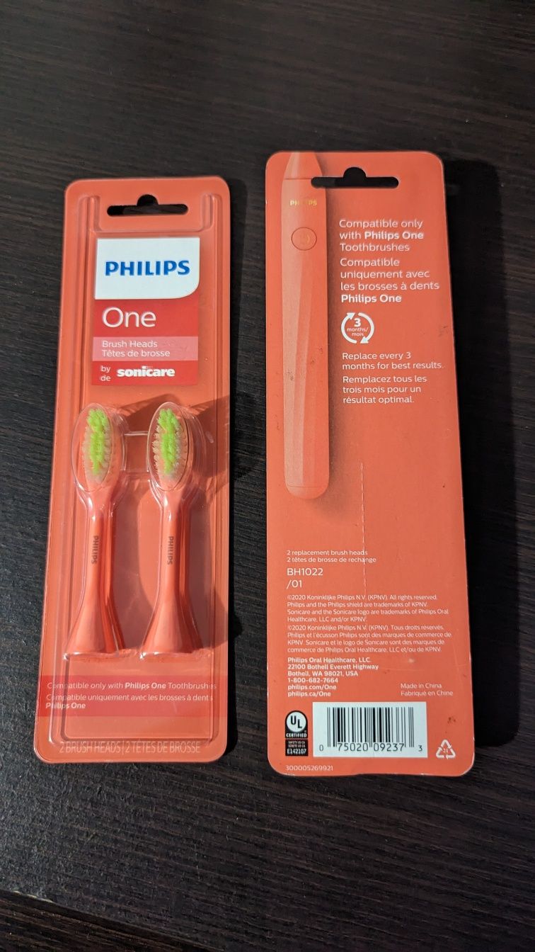 Насадки для зубной щетки Philips by sonicare One