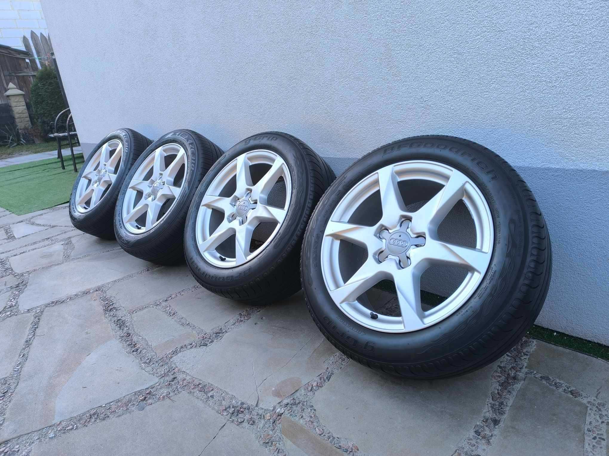 Alufelgi Audi 17 5x112 VW Seat Skoda opony letnie 215/55R17