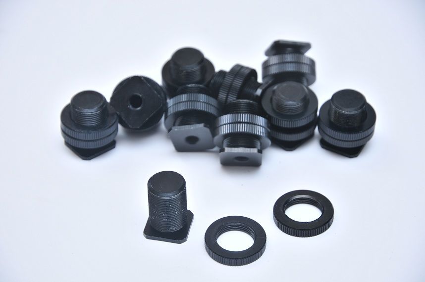 Горячий башмак с резьбой 1/4", 3/8", 5/8" держатель, заглушка, bs-1