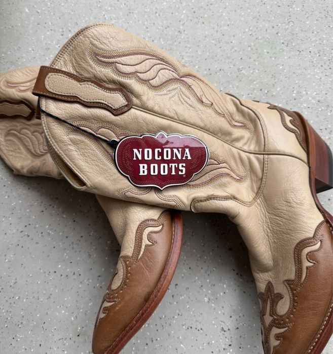 Novons нові вінтажні американські шкіряні ковбойські чоботи