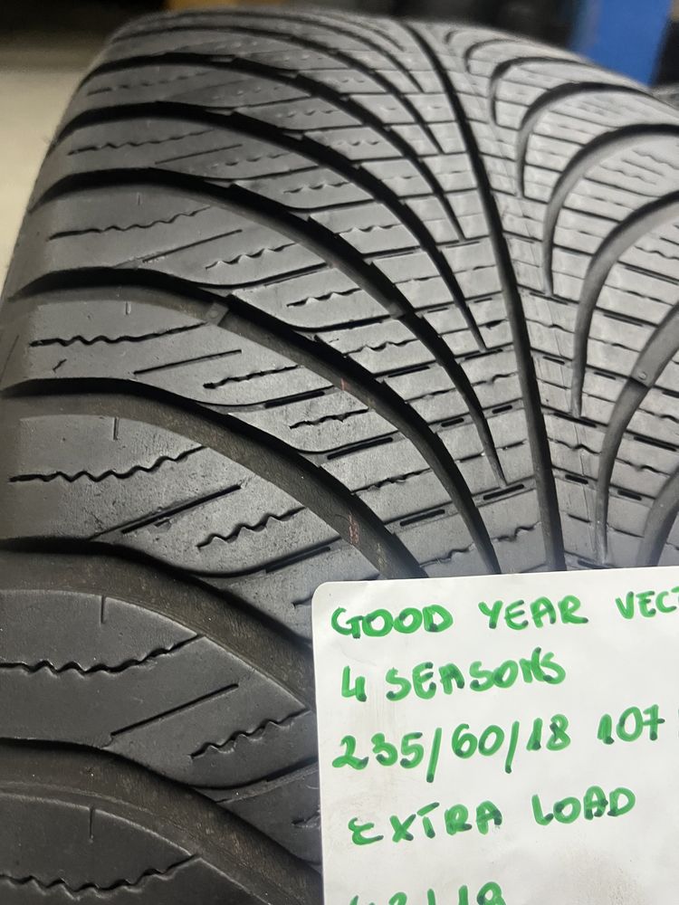 2x 235/60/18 107W goodyear Vector 4S season extraload suv gen-2