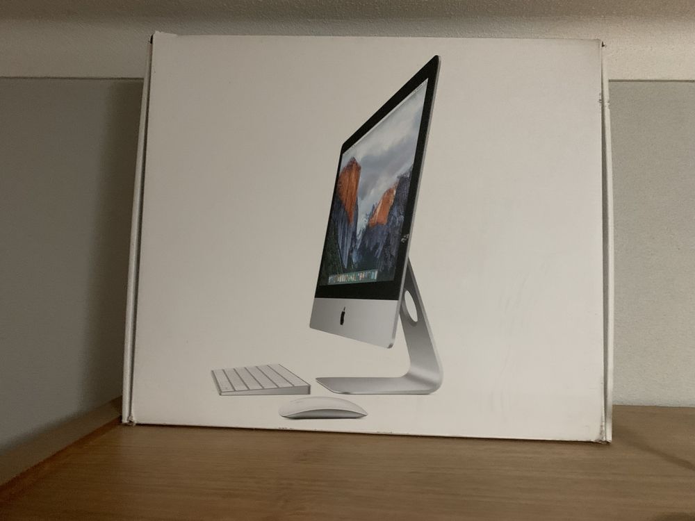 Imac para venda com teclado e mouse detro da cauxa