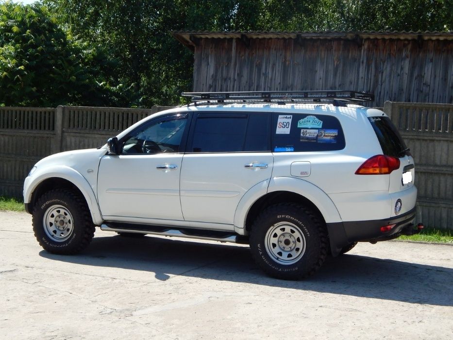 Bagażnik dachowy Mitsubishi Pajero Sport II, 2, 08-16r. z siatką.