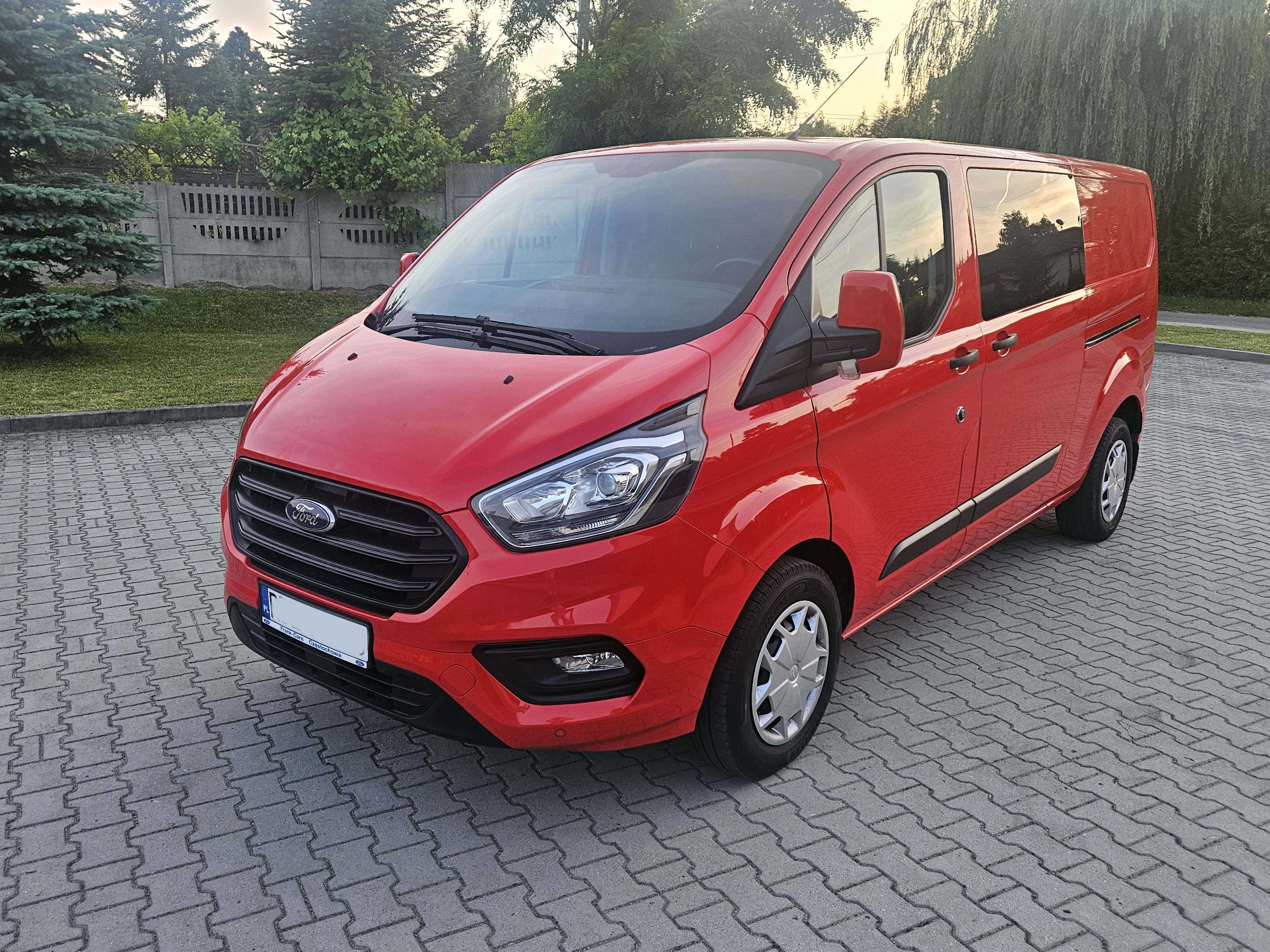 Ford Transit Custom 2.0 130KM Long Brygadówka VAT 23%