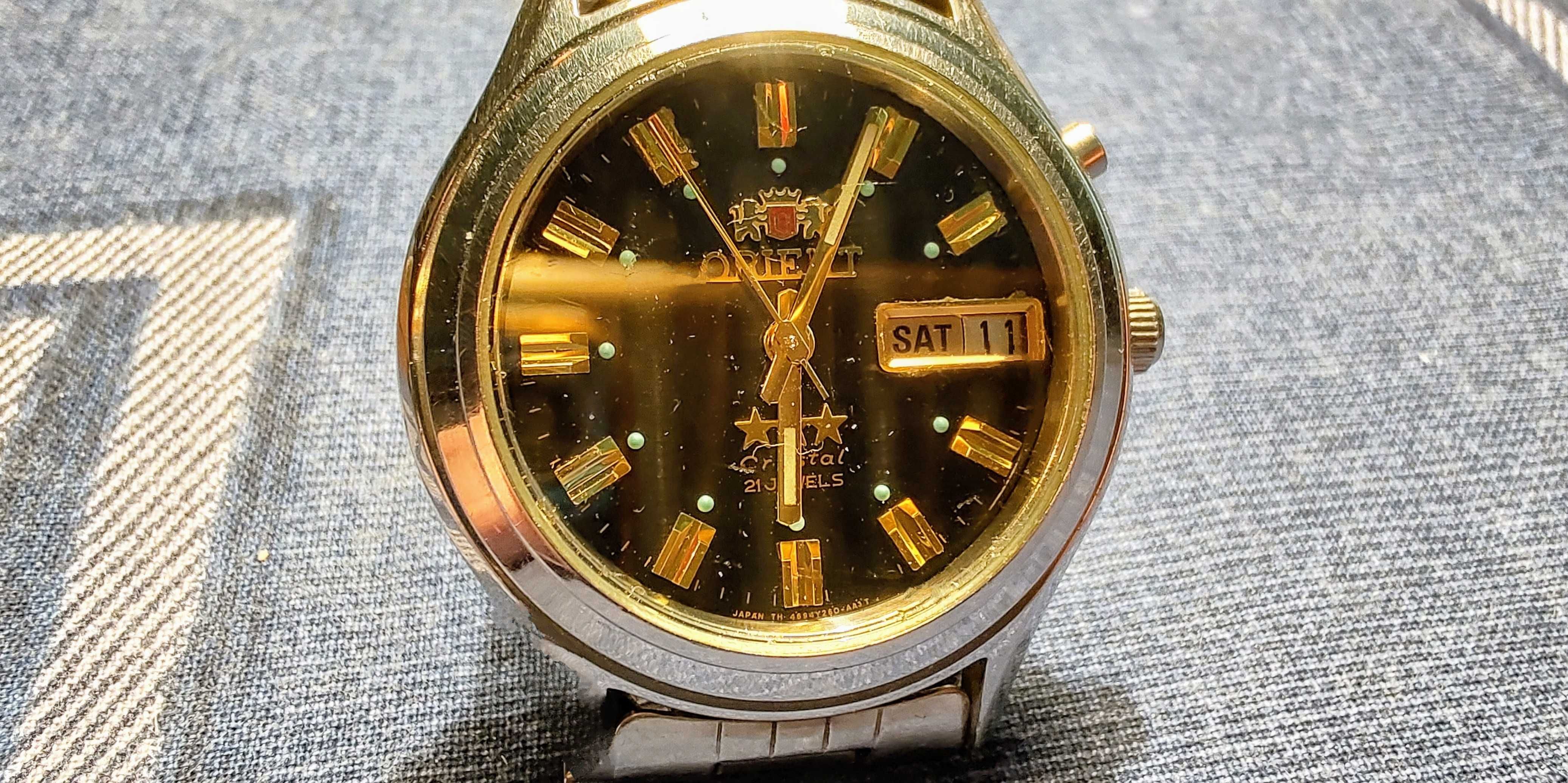 Мужские наручные часы Orient 21 jewels с автоподзаводом, Япония